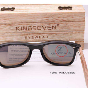 Men Sunglasses Polarized Walnut Wood Mirror UV400 Lens