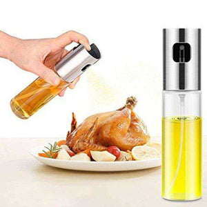 Kitchen Stainless Steel Bottle Pump Olive Oil Sprayer
