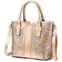 Luxury Fashion High Quality  Appliques Flower Women's Bag
