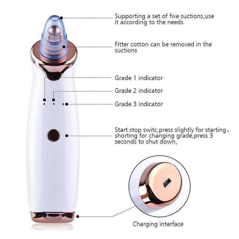 Image of Facial Pore Vacuum Cleaner Machine 