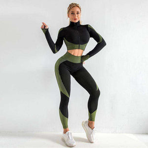 New Women's Sportwear Yoga Fitness Sets Clothing