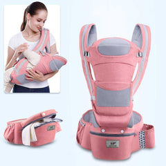 Aesthetic Ergonomic Hipseat Front Facing Kangaroo Wrap Baby Carrier