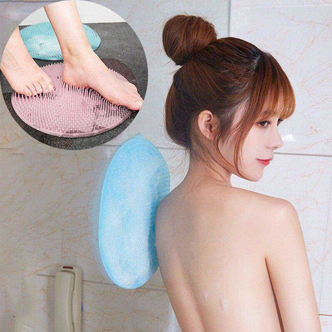 Image of Non Slip Bath Mat Foot Massage Pad Dead Skin Remover