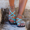 2021 Boho Handmade Breathable Braided Sandals