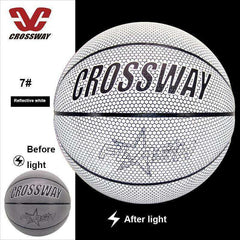 Holographic Reflective Wear-Resistant Luminous Night Basketball Ball