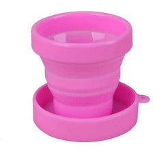 170ml Silicone  Retractable Coloured Portable Travel Outdoor Folding Food Grade Coffee Water Cup