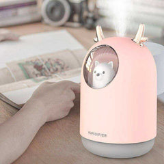 Animal Humidifier Rechargeable Night Light Lamp Aroma Diffuser Cool Mist Maker