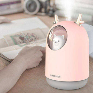 Animal Humidifier Rechargeable Night Light Lamp Aroma Diffuser Cool Mist Maker