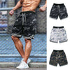 New Men's Fitness Camouflage Sports Shorts