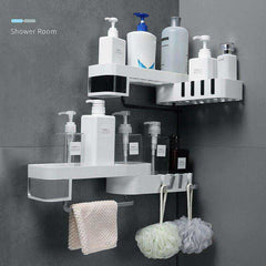 Creative Kitchen Storage & Bathroom Shampoo Corner Shower Shelf