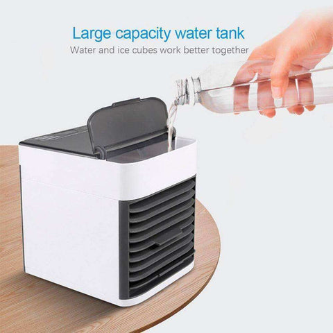 Image of New Portable Air Conditioner Cooler Humidifier Purifier With 7 Color Led