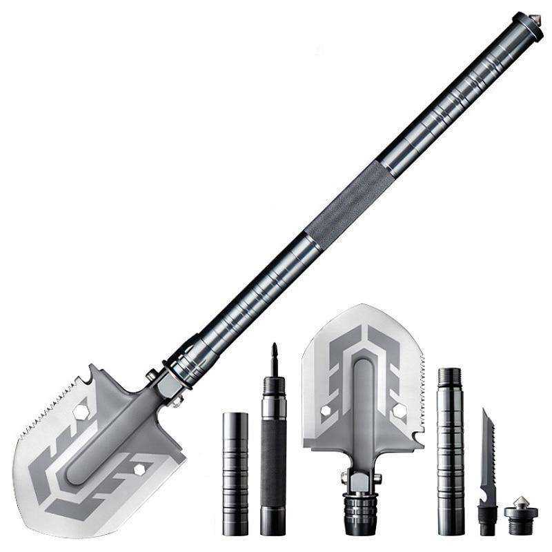 Outdoor Multi-purpose Survival Folding Military Shovel Garden Security Combination Tools