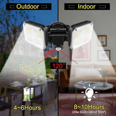 20w Super Bright Solar Lights 120led 122led IP65 Waterproof Lamp