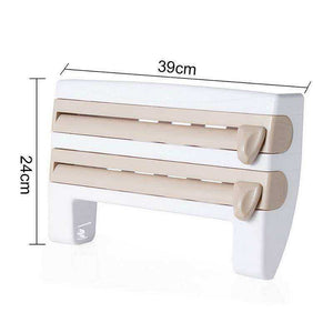 4 In 1 Multifunctional Wall Mounted Paper Towel Tissue Roll Holder