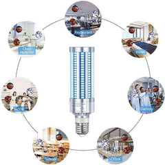 New 60W UV Sterilization Germicidal Lamp Ultraviolet LED Light Bulb