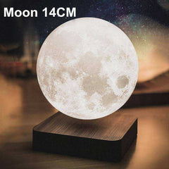 Creative 3D Magnetic Levitation Moon Saturn Night Light Rotating Led Lamp