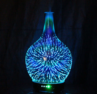 7 Color Light 3D Glass Humidifier