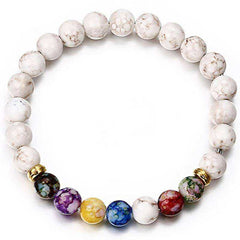 Trendy Lava Stone Imperial Crown And Helmet Charm Bracelet