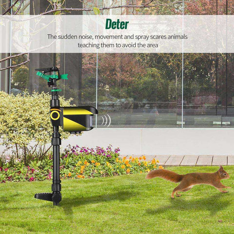 Image of Solar Powered Motion Activated Animal Sprinkler