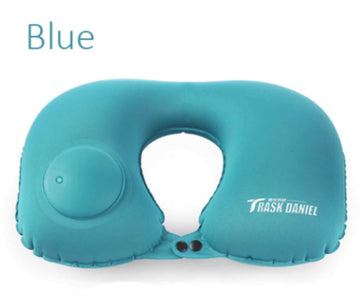 U-type Compression Inflatable Neck &Nap Pillow