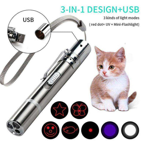 Image of LED Pen Laser Mini Flashlight Cat Toy
