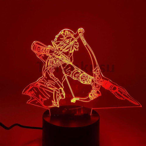 Image of 3D Night Lights LED Changing Anime Link