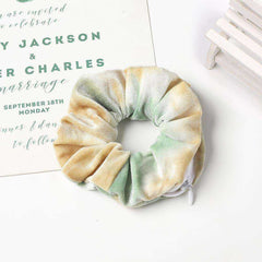 New Velvet Tencel Zipper Pocket Hairband Elastic  Accessories