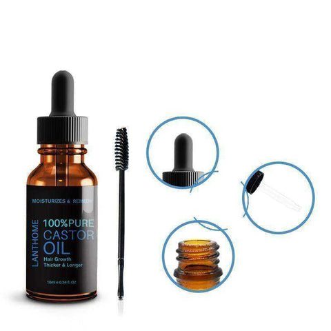 Image of Pure Organic Castor Oil Hair Essential Serum