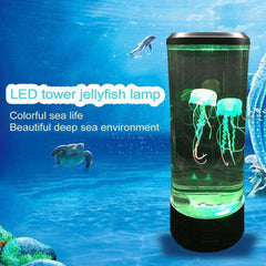 7 Color Changing LED Jellyfish Lamp Aquarium USB Charging