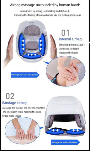 Image of Smart Infrared Light Heated Vibration Knee Joint Massager