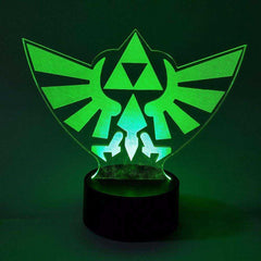 Zelda Visual Illusion LED 3D Nightlight RGB Color Changing Link Action