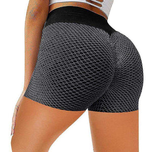 Women's Casual Elastic Skinny Buttocks Lifting Gym Fitness Sports Shorts