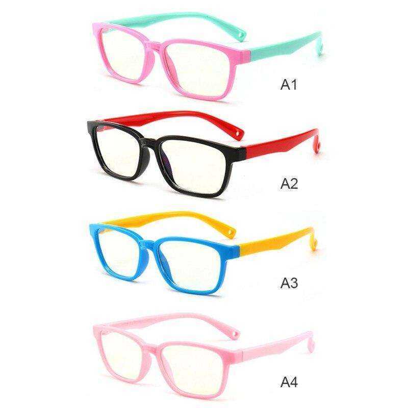 Kids Anti-Blue Soft Plain Light Silicone Glasses