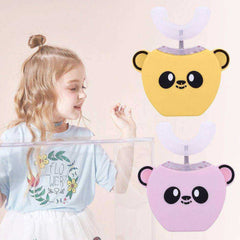 New Kids Smart 360 Degrees Automatic Electric Toothbrush U Shaped Head with Music for Children