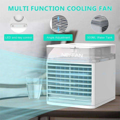 Portable Nexfan Multi Function Usb Air Conditioner Cooler With LED