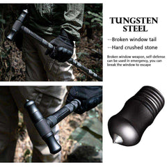 Multi-Functional  Aluminum Alloy Tactical Stick Trekking Pole