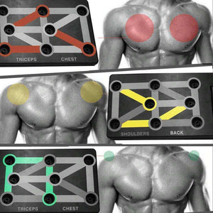 Multi-functional Push Up Rack Board 9 in 1 Body Building Fitness