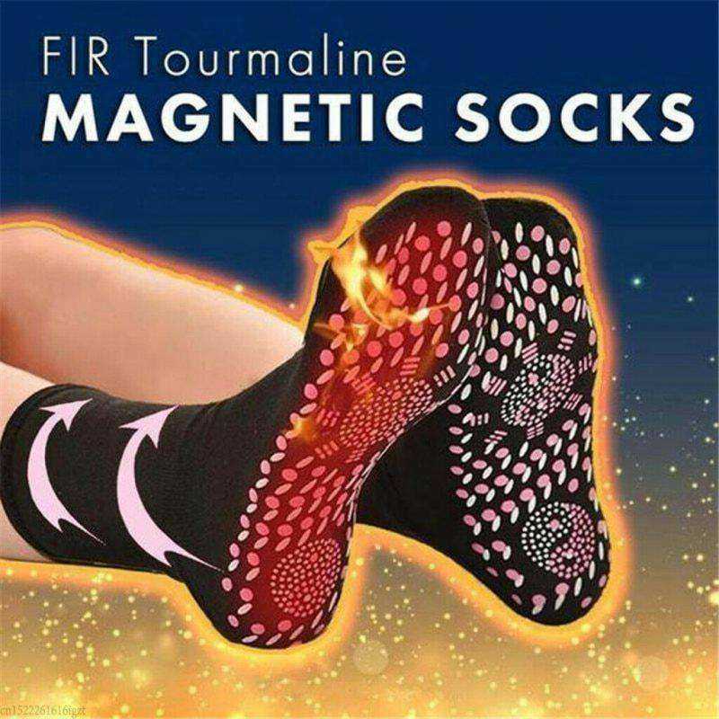 2020 Hot Magnetic Therapy Self-Heating Tourmaline Socks
