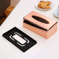 Elegant Royal Rose Gold Tissue Box