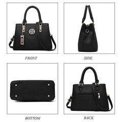 Embroidery Messenger Women Leather Handbags