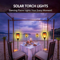 Outdoor Waterproof  Flame Garden Courtyard Balcony LED Solar Lights