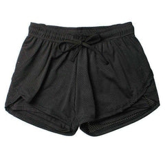 Women Yoga Short Leggins  Mesh Breathable