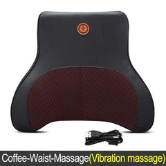 Car Massage Neck Headrest Seat Back Support Pillow