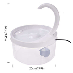 New 2L Swan Neck Pet Cat Dog Automatic Drinker Water Fountain