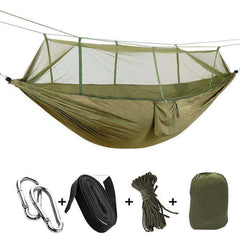 Portable Outdoor Camping Hammock with Mosquito Net