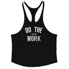 Men Anime Bodybuilding Cotton Stringer Tank Tops
