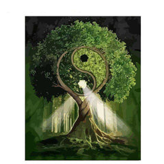 DIY Framed Painting Four Seasons Tree For Home Adults Room Decoration