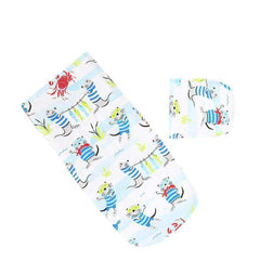 Baby Swaddle Blanket & Cap Newborn Cocoon Wrap
