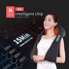 Infrared 4D U Shape Electrical Shiatsu Back Neck Shoulder Body Massager