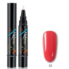 One Step Gel Nail Varnish Pen 3 In 1 Long-lasting Polish